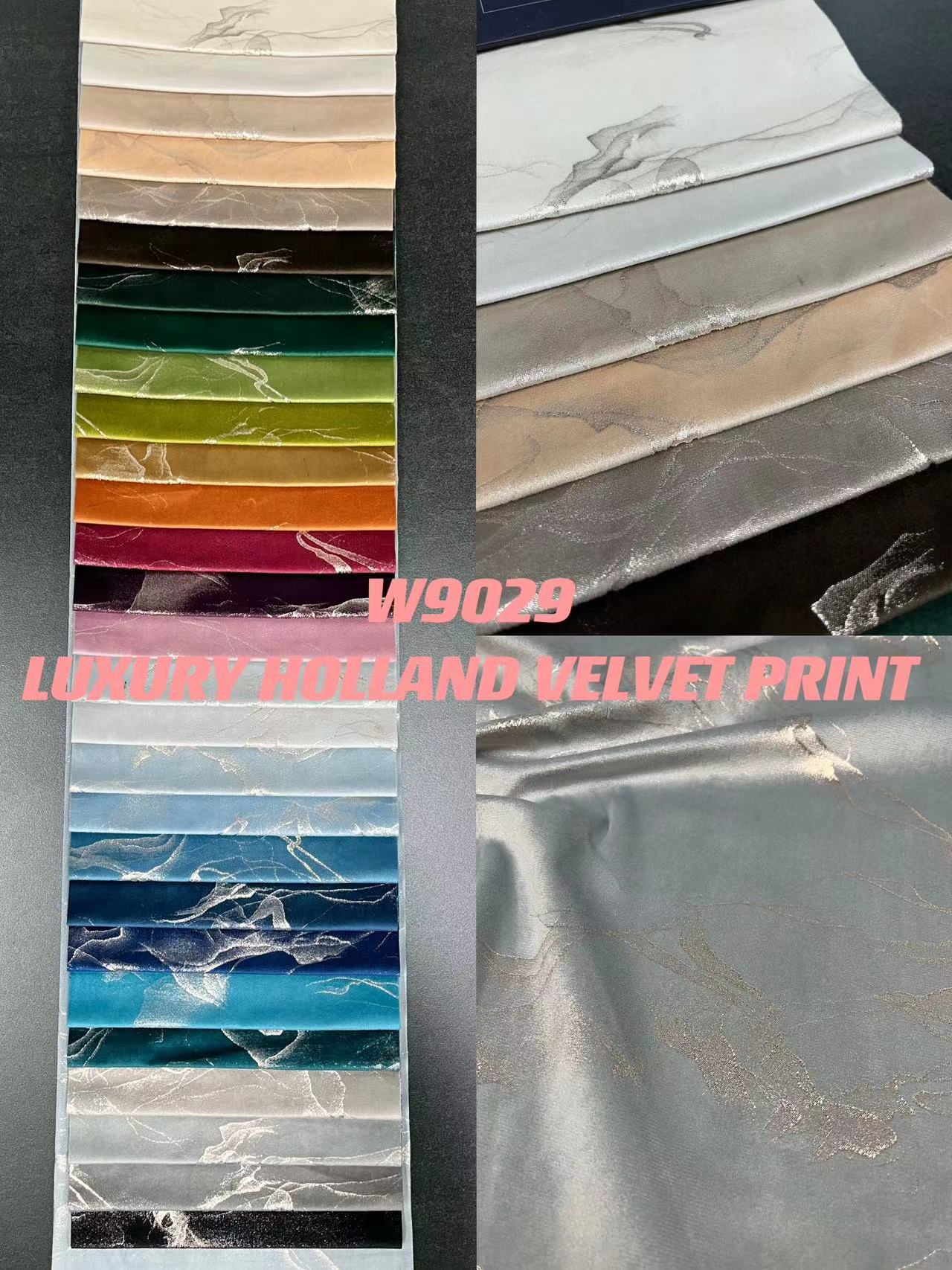 W9029 ESTAMPA VELUDO HOLANDESA DE LUXO